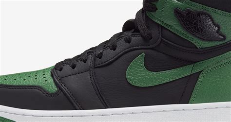 green and black jordan 1