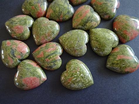 green and pink stone