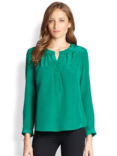 green blouses for ladies