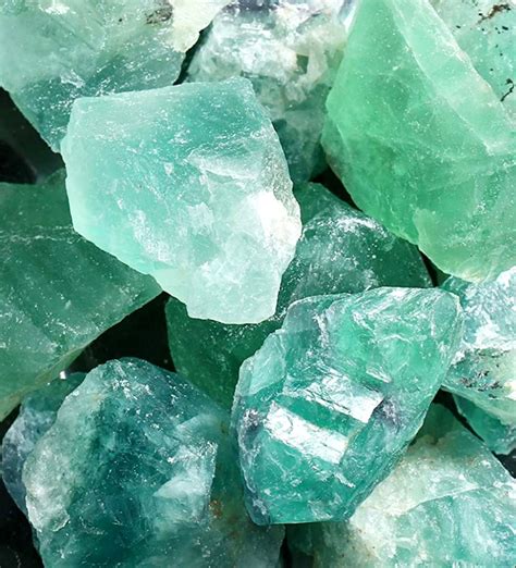 green coloured crystals