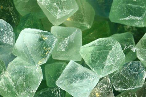 green fluorite crystal