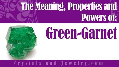 green garnet meaning