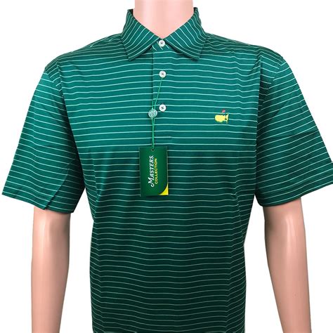 green golf shirt