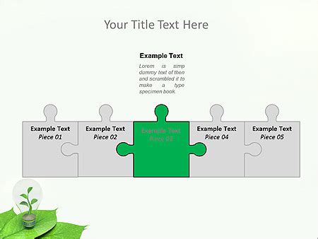 green idea animated powerpoint template free download Doc