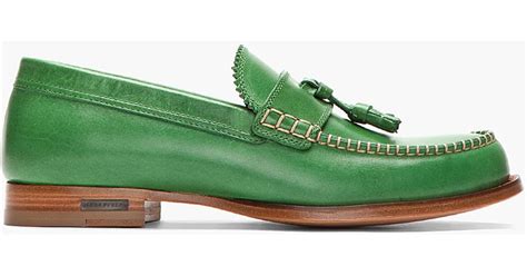 green loafers