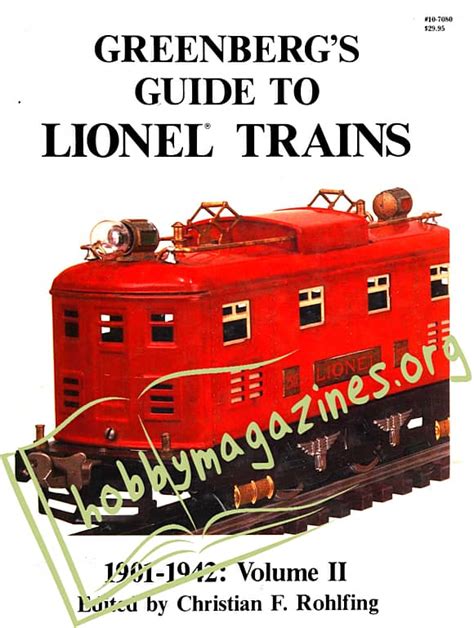 greenbergs guide to lionel trains 1901 1942 vol 2 o and oo gauges Doc