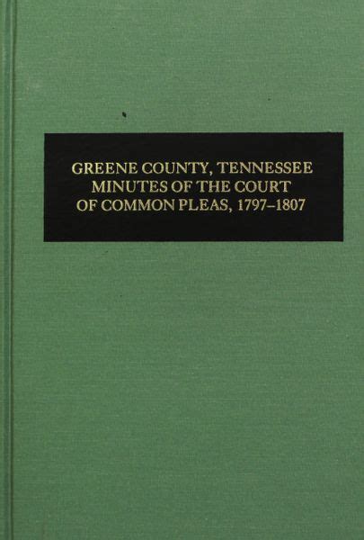 greene county tennessee minutes 1797 1807 Doc