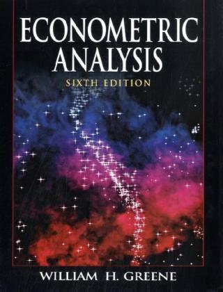greene econometric analysis 6th edition pdf Reader