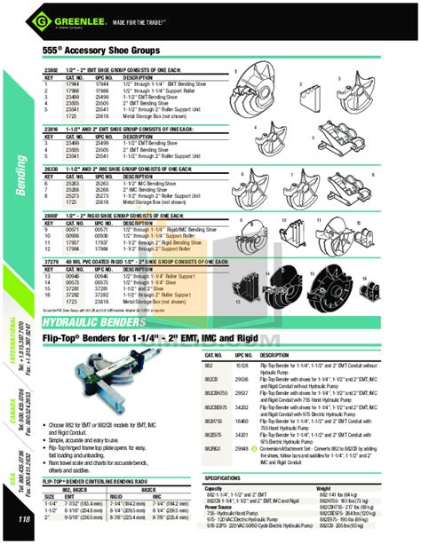 greenlee pipe bender manual pdf Kindle Editon