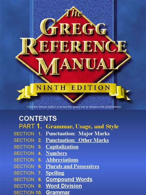 gregg reference manual free Reader