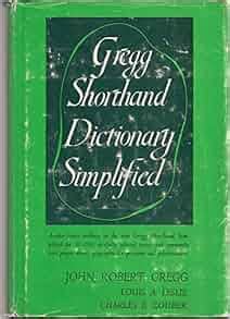 gregg shorthand dictionary simplified Reader