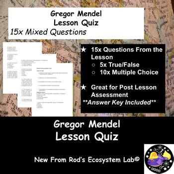 gregor mendel lesson answer Reader