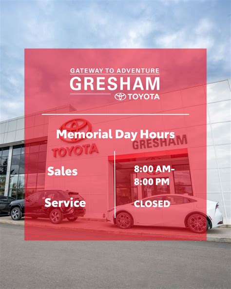 gresham toyota service hours PDF