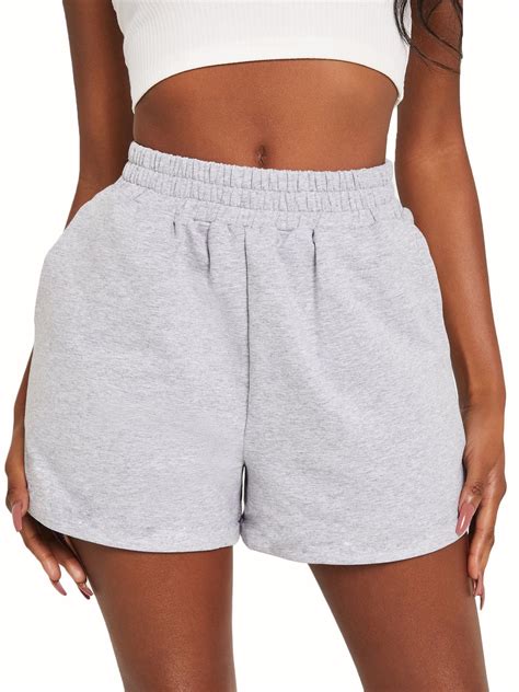 grey shorts womens