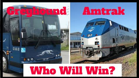 greyhound bus vs amtrak
