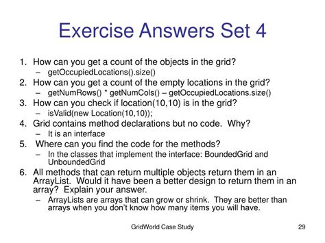 gridworld set 4 answers Kindle Editon