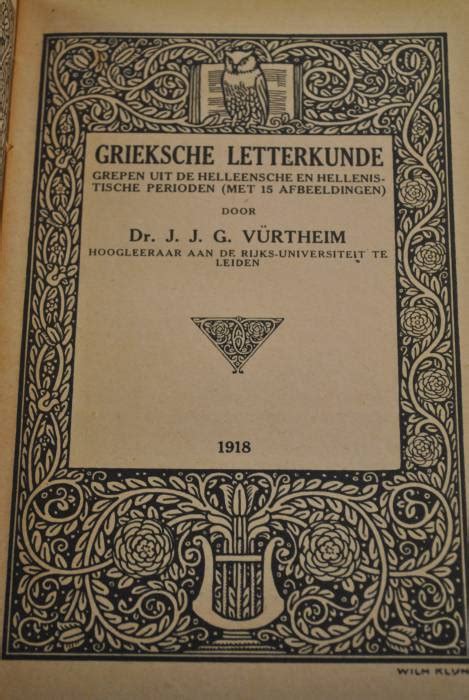 grieksche letterkunde grepen uit de helleensche en hellenistische perioden met 15 afbeeldingen Doc