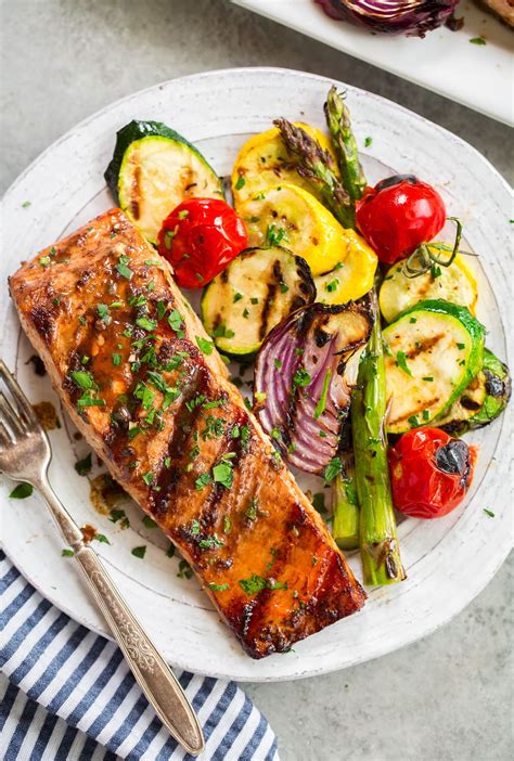 grilled salmon delicious nutritious watering Kindle Editon