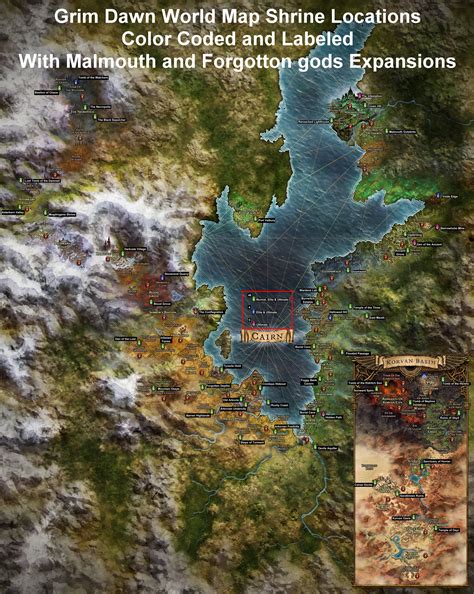 grim dawn map