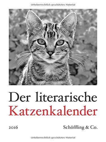 gro e literarische katzenkalender 2016 Reader