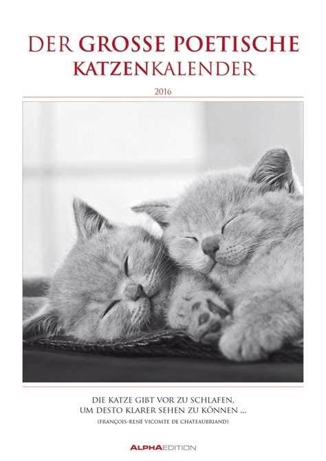 gro e poetische katzenkalender 2016 literarischer Epub