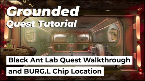 Grounded Black Ant Lab Walkthrough