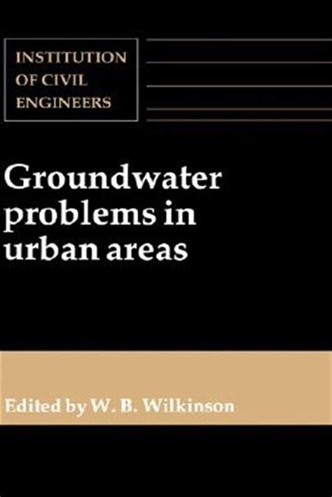 groundwater problems in urban areas hardback Epub