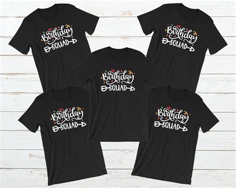 group birthday shirts