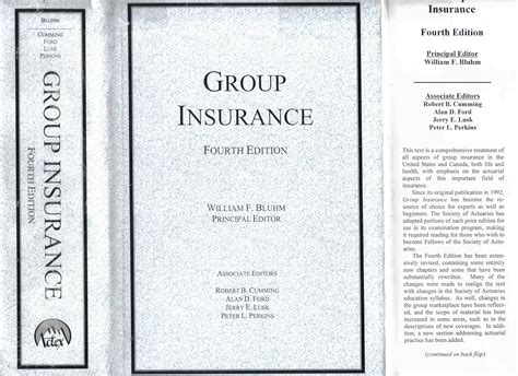 group insurance bluhm Ebook PDF