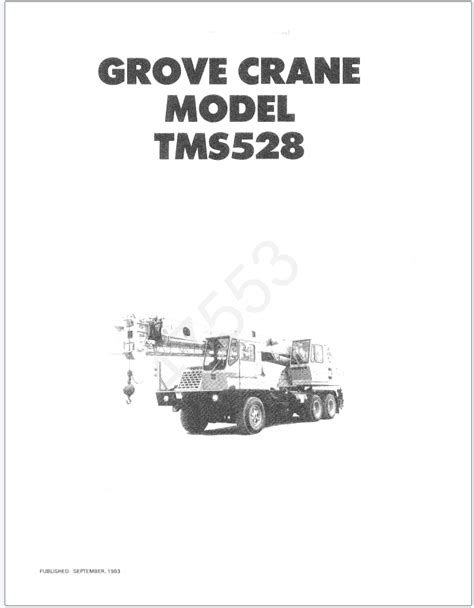 grove tms475 crane manual Ebook Kindle Editon
