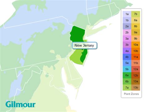 growing zones in new jersey