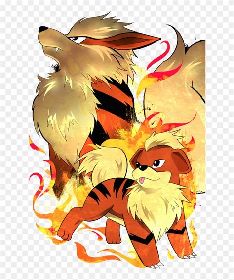 growlithe and arcanine