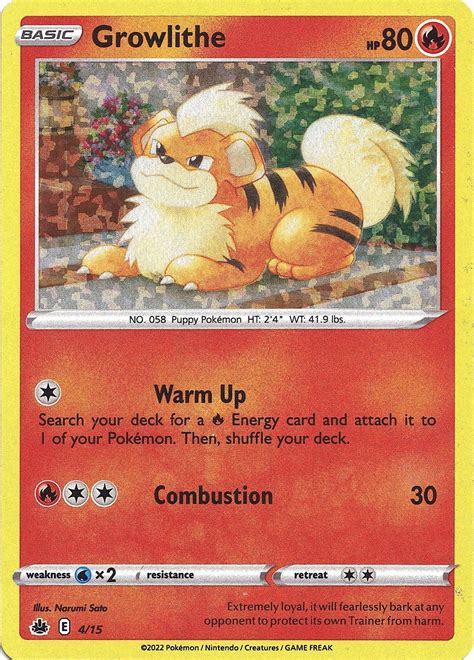 growlithe pokemon card