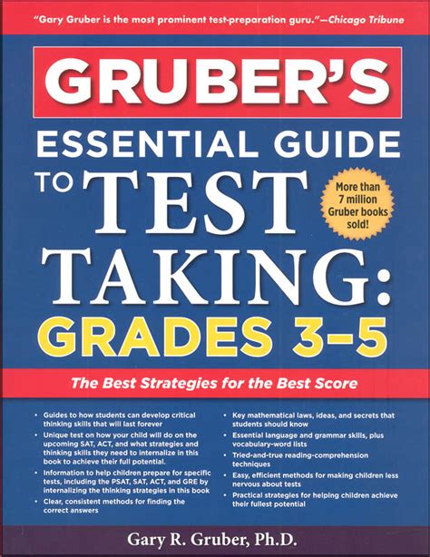 grubers essential guide to test taking grades 3 5 Reader