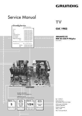 grundig cuc1983 service manual user guide Kindle Editon
