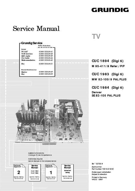 grundig cuc1983 service manual user guide Kindle Editon