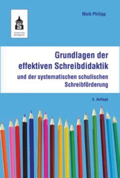 grundlagen effektiven schreibdidaktik systematischen schreibf rderung PDF