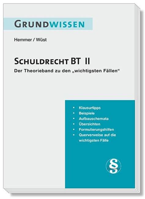 grundwissen schuldrecht bt hemmer karl edmund Doc