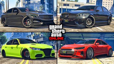 gta 5 fastest 4 door car