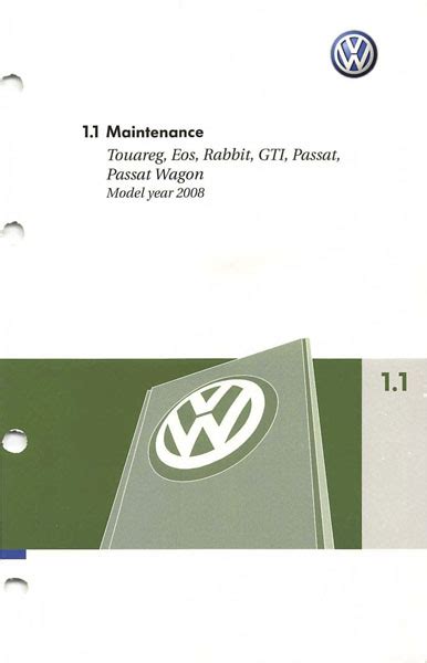 gti 2008 manual maintenance PDF