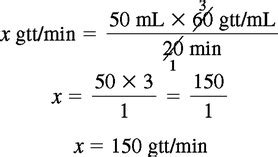 gtt/ml formula