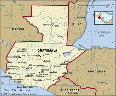 guatemala map international travel country maps guatemala PDF