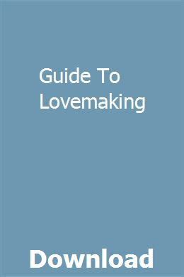 guide to lovemaking pdf Reader