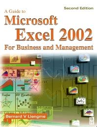guide to microsoft excel 2002 for business and management PDF