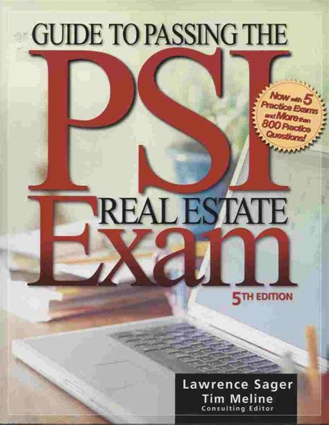 guide to passing the psi real estate exam fifth edition PDF