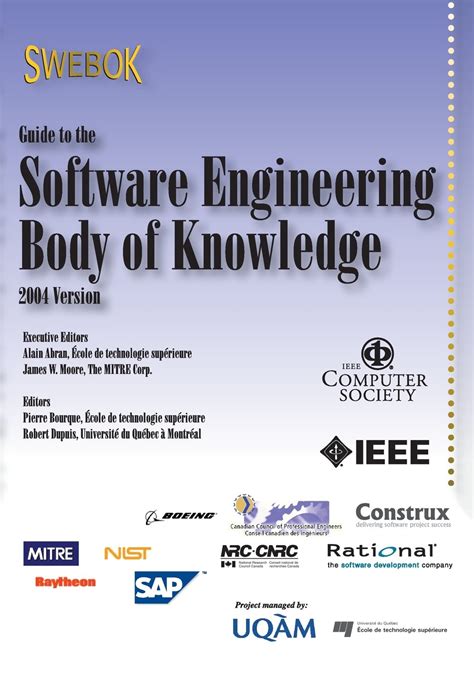 guide to the software engineering body of knowledge PDF