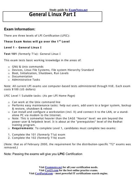 guide to unix using linux final exam pdf Reader