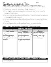 guided activity 8 3 cabinet answer key PDF