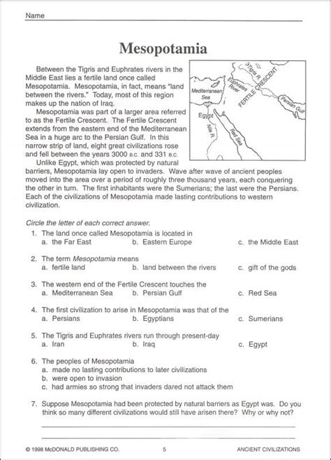 guided activity on 1 mesopotamia answers Epub