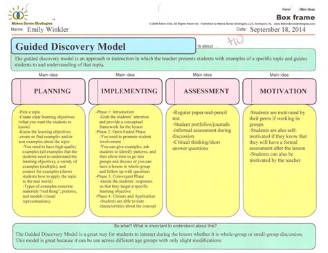 guided discovery lesson plans Kindle Editon